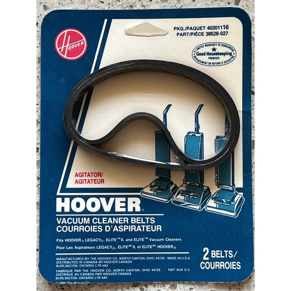 Hoover Other - Hoover Vacuum Cleaner Belts 2-Pack 38528-027 Legacy Elite II Elite Replacement